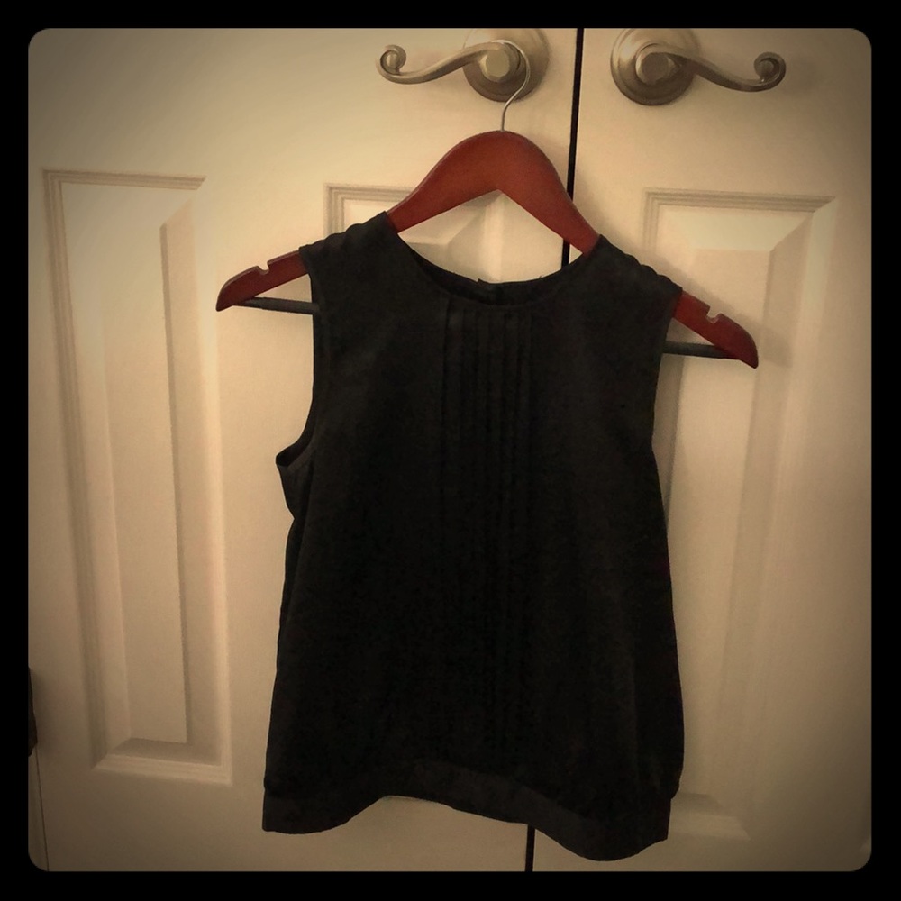 Black BCBG MaxAzria sleeveless blouse
